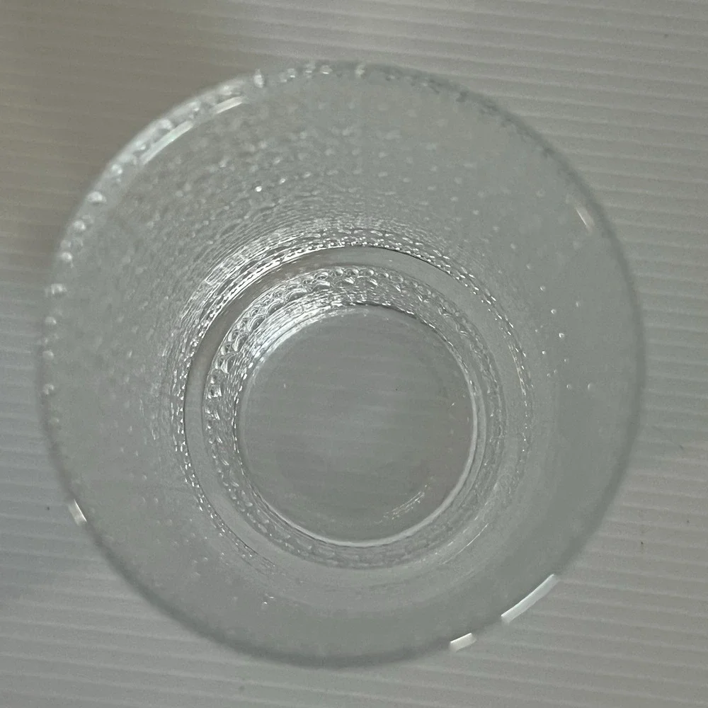 Iridescent Hobnail Glass Tumblers Set of 2